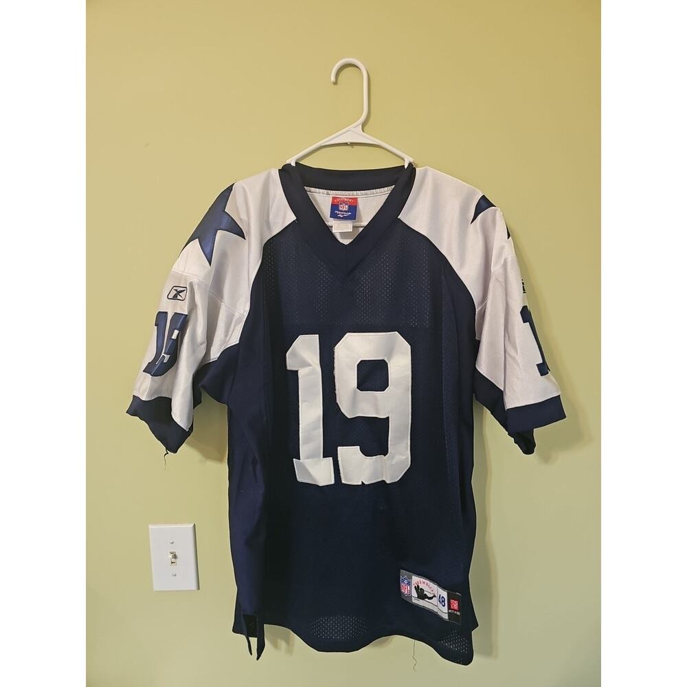 MILES AUSTIN #19 Dallas Cowboys NFL Throwbacks Sewn Jersey Reebok Sz 48